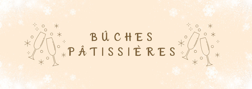 Bûches pâtissières
