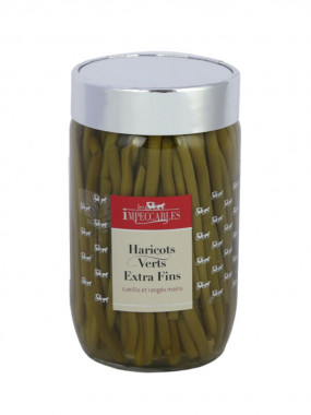 Haricots verts extra fins le bocal de 660 g