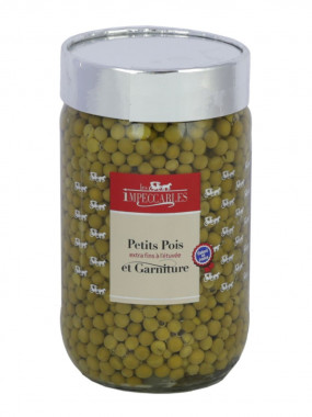 Petits pois extra fins le bocal de 660 g