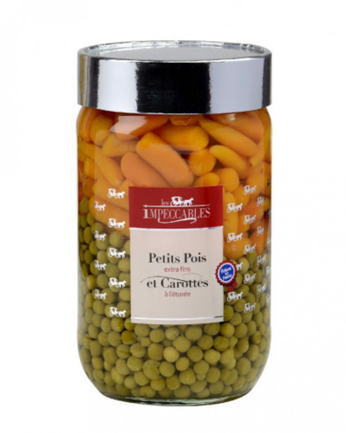 Petits pois / carottes le bocal de 660 g