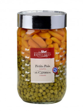 Petits pois / carottes le bocal de 660 g