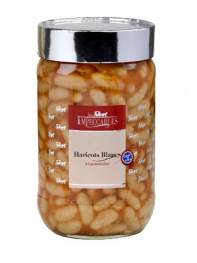 Haricots blancs à la graisse d'oie le bocal de 330 g