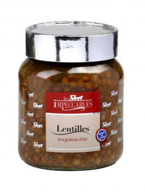 Lentilles à la graisse d'oie le bocal de 330 g