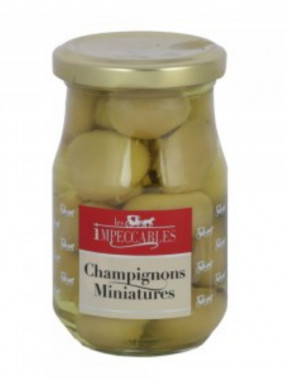 Champignons miniatures le bocal de 340 g