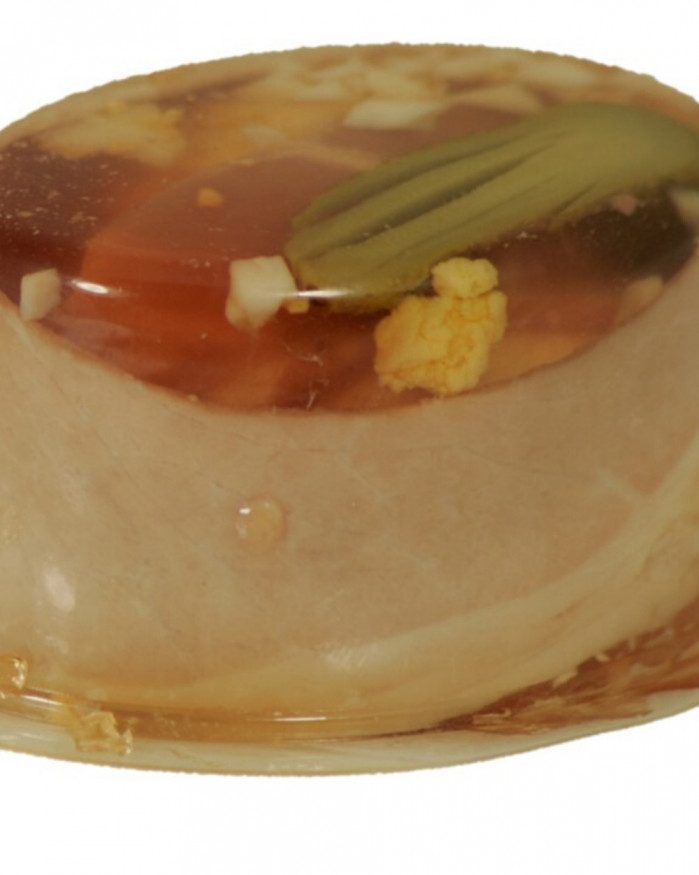 Oeuf au jambon en gelée