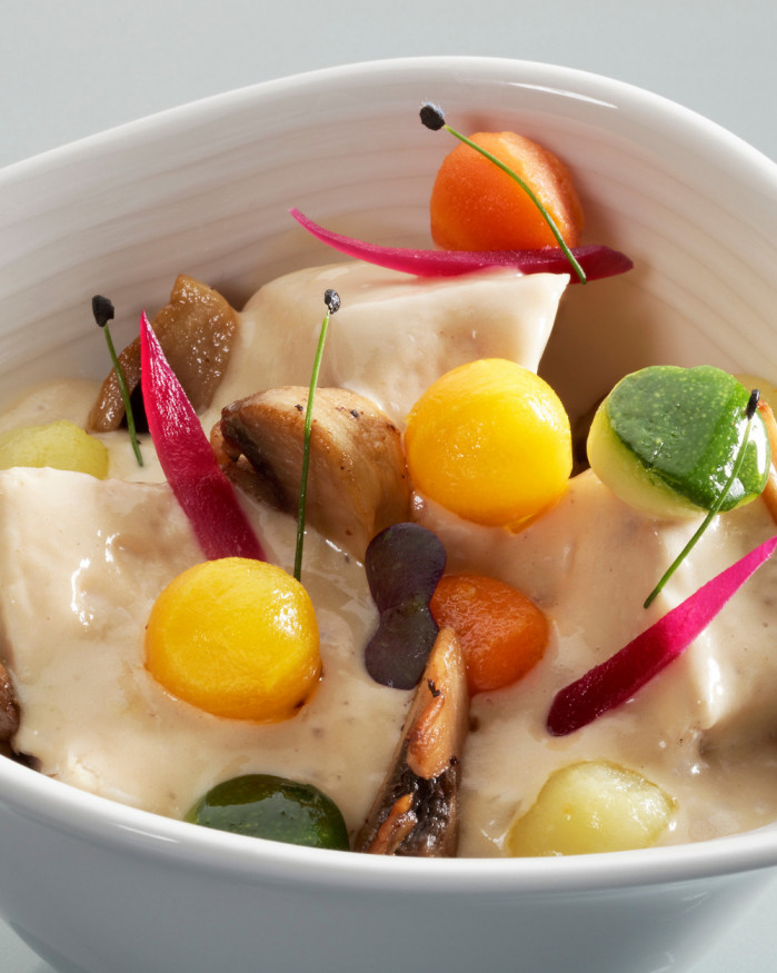 Blanquette de veau tradition et ses éclats de champignons
