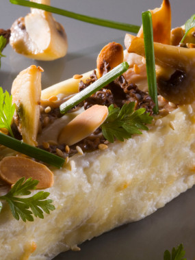 Lasagnes de champignons des bois