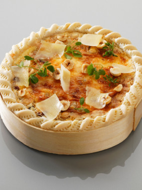 Tarte aux trois comtés et graine de moutarde 8 pers