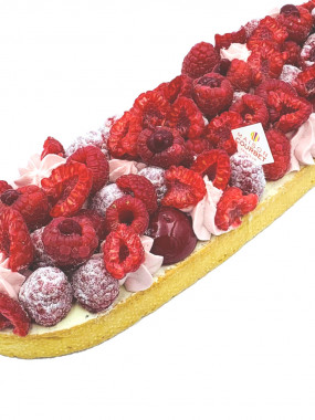 Tarte tout framboise 4/6 personnes