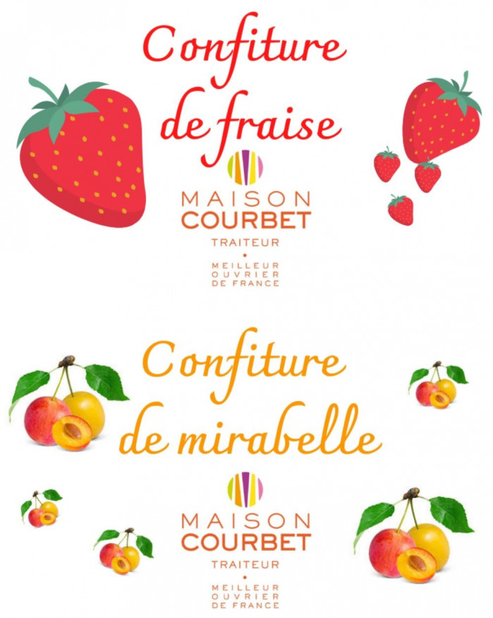 Confitures de la Maison Courbet