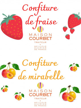 Confitures de la Maison Courbet