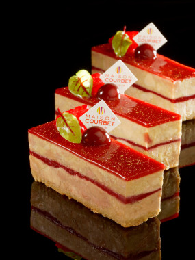 Finger de foie gras de canard aux griottes et groseilles