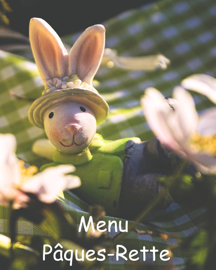 Menu Pâques-Rette