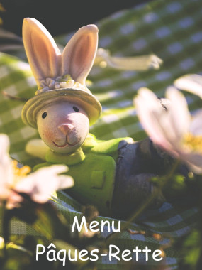 Menu Pâques-Rette