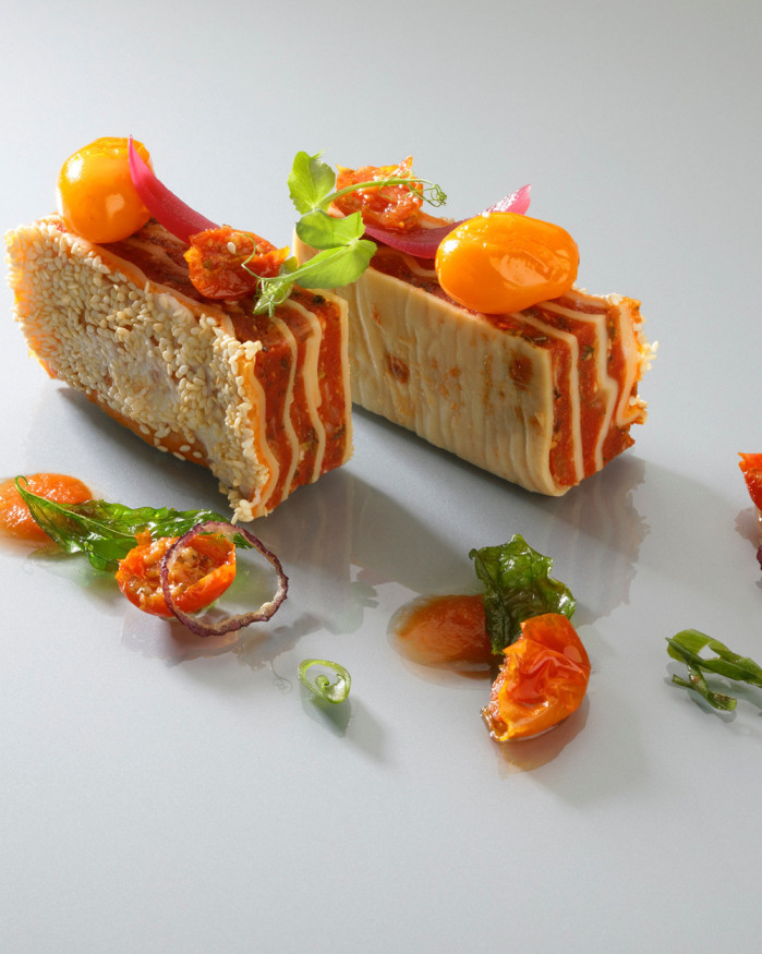 Lasagnes de tomates au basilic