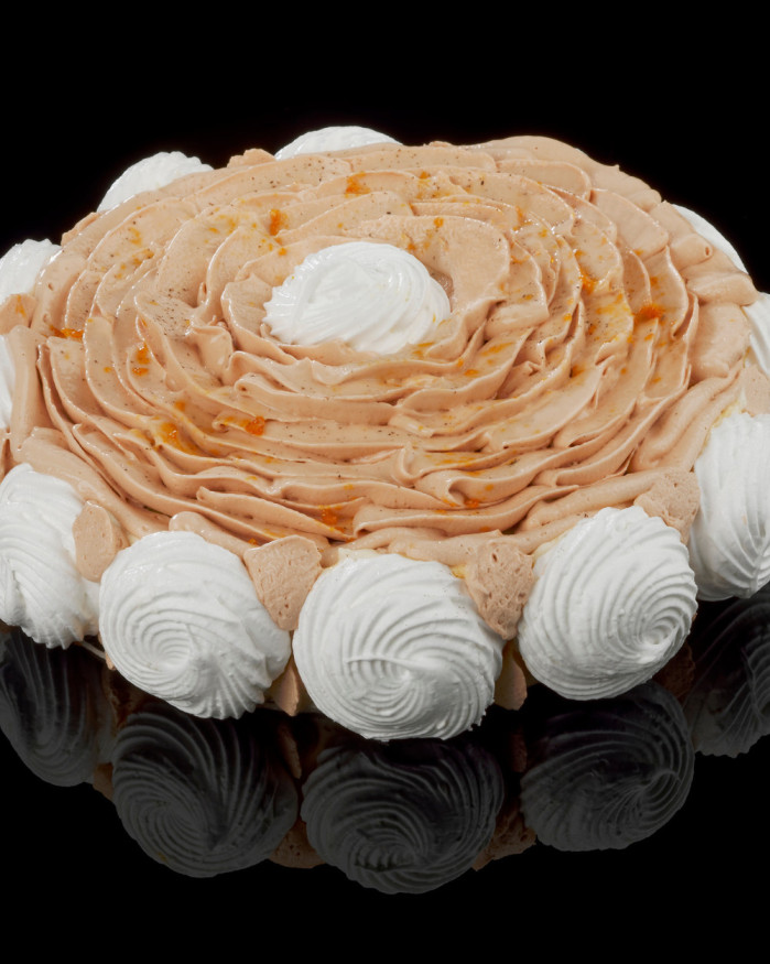 Vacherin vanille caramel 6 pers (dessert glacé)