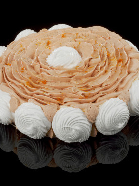 Vacherin vanille caramel 6 pers (dessert glacé)