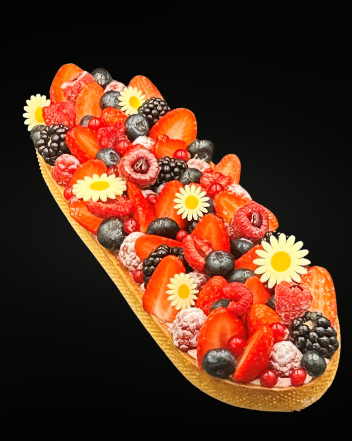 Tarte fruits rouges 4/6 personnes