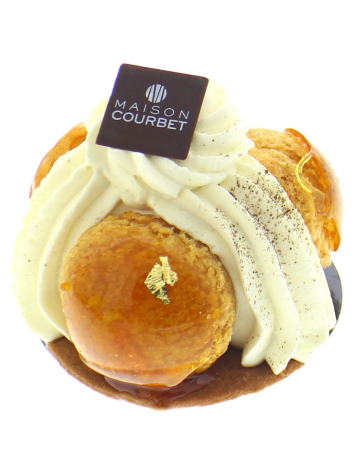 Saint-Honoré vanille caramel individuel