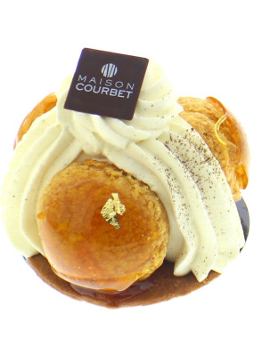 Saint-Honoré vanille caramel individuel