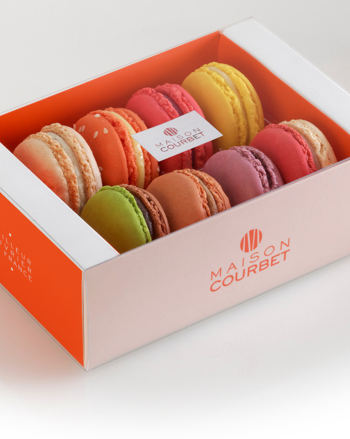 Macarons assortis 8 pièces