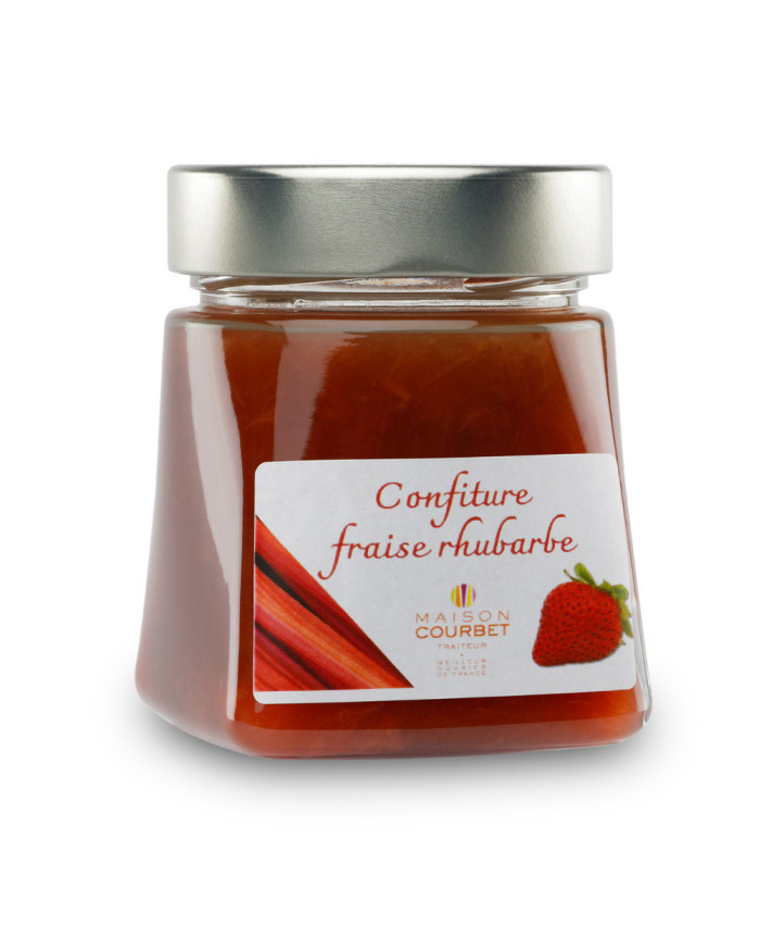 Confiture fraise rhubarbe