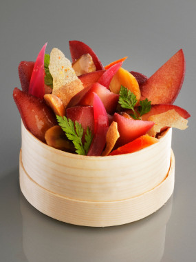 Ecrin potimarron, marrons et poires aux épices de Noël