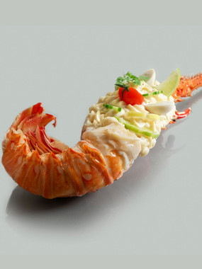 Demi-langouste fraîche à la Parisienne