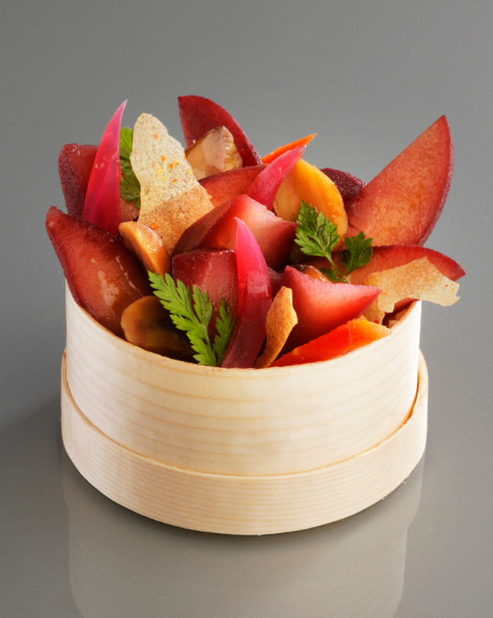 Ecrin potimarron, marrons et poires aux épices de Noël