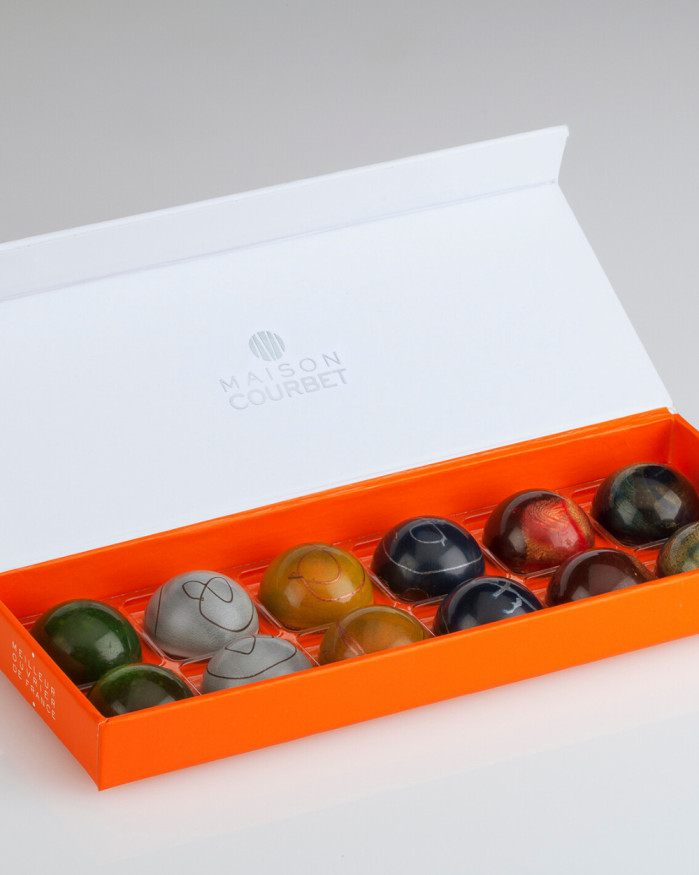 Bonbons chocolats écrin de 12