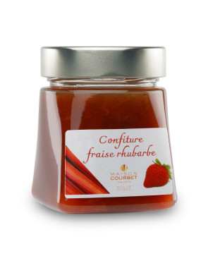 Confiture fraise rhubarbe