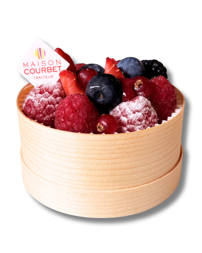 Tiramisu fruits rouges  en écrin individuel