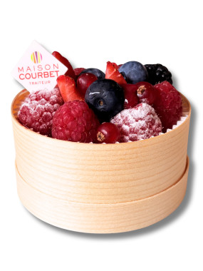 Tiramisu fruits rouges  en écrin individuel