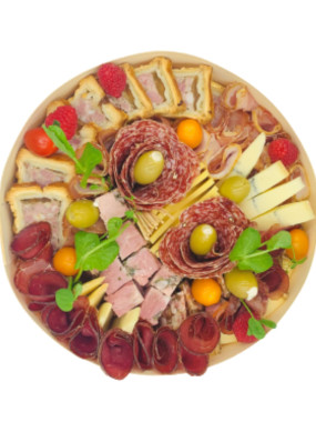 La boite apéritive de charcuteries et fromages (pour 6/8 personnes)
