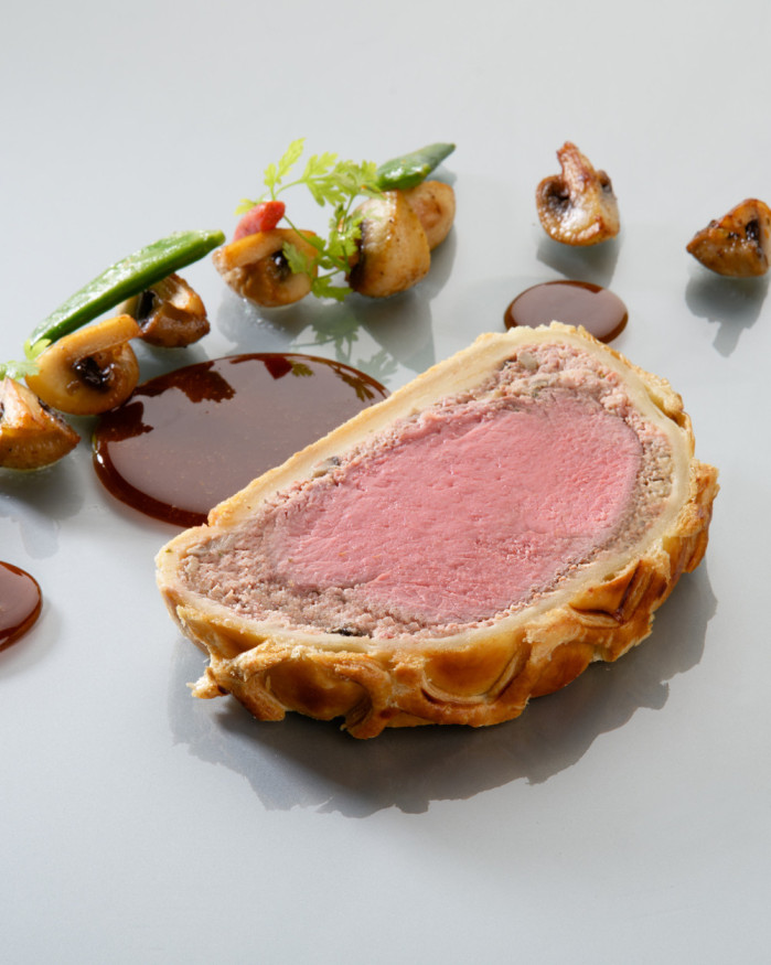 Filet de bœuf Wellington, sa sauce porto