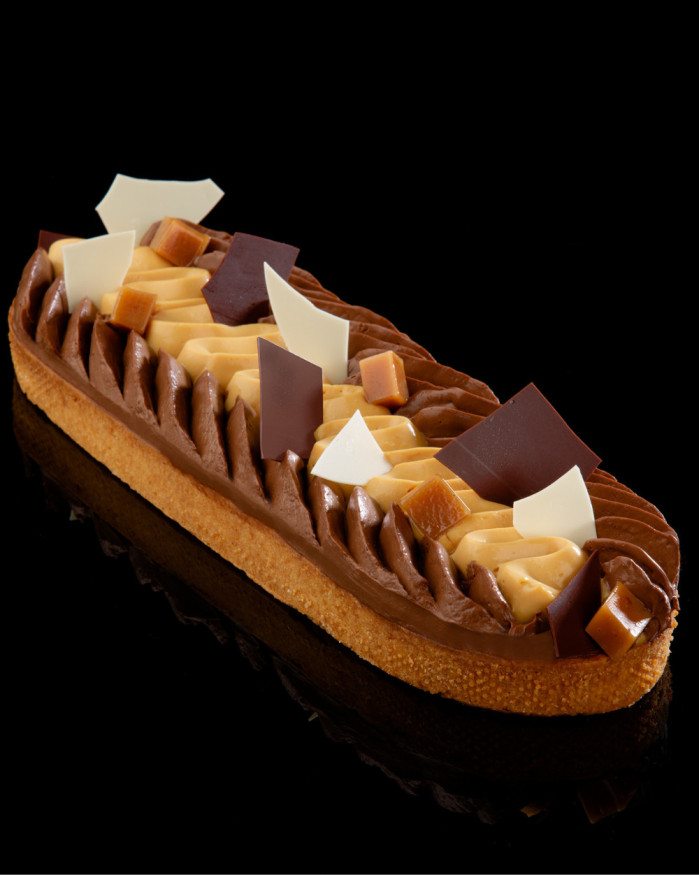 Tarte chocolat caramel 4/6 personnes