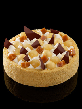 Charlotte poire caramel 8 pers