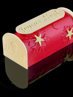 Bûche pâtissière Rubis fruité - 4 personnes