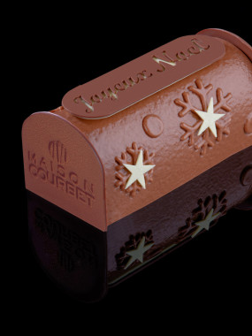 Bûche pâtissière Cara-Choc - 4 personnes