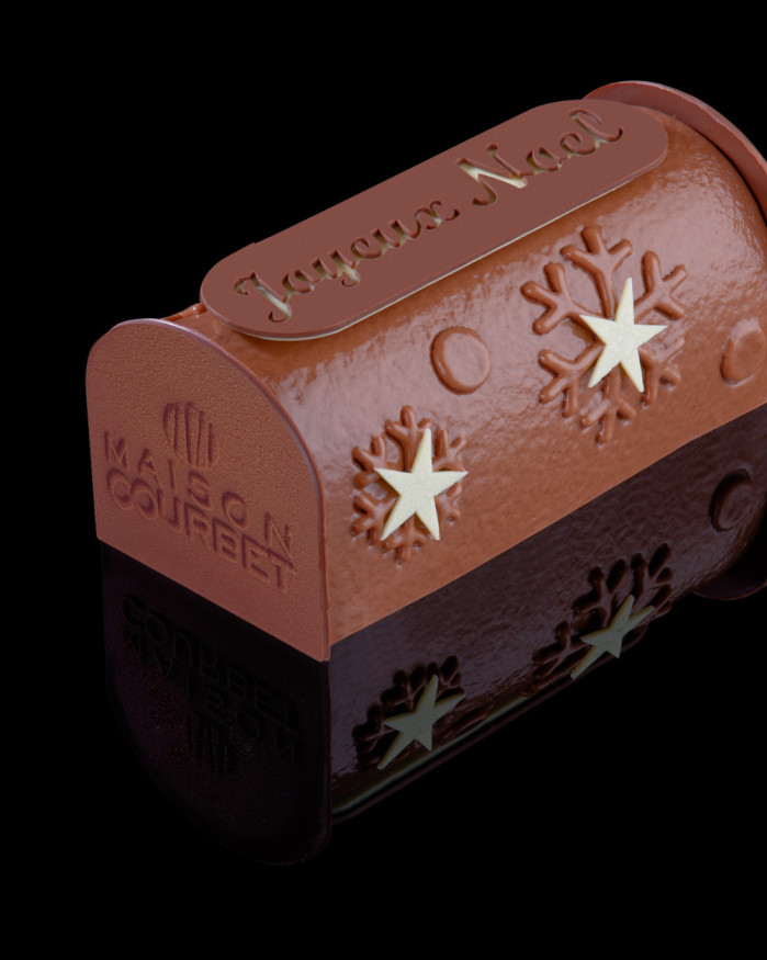 Bûche pâtissière Cara-Choc - 6 personnes