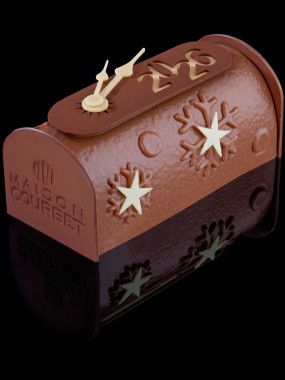 Bûche pâtissière Cara-Choc - 6 personnes