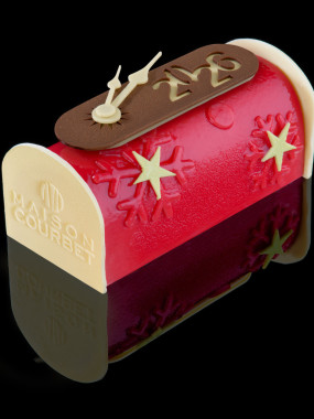 Bûche pâtissière Rubis fruité - 4 personnes