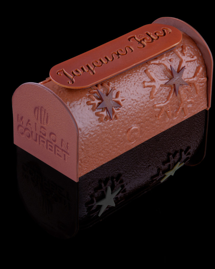 Bûche glacée Noisette caramel - 6 pers