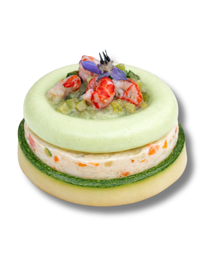 Planète crabe écrevisse aux arômes  de pomme verte