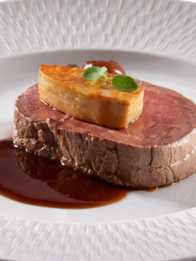 Filet de bœuf maturé Rossini et sa sauce au Porto