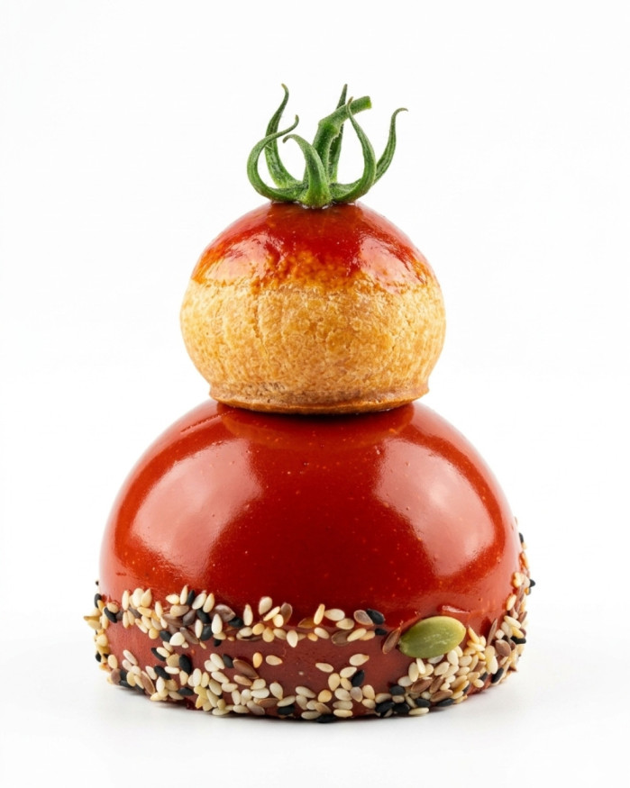 Religieuse tomate mozzarella