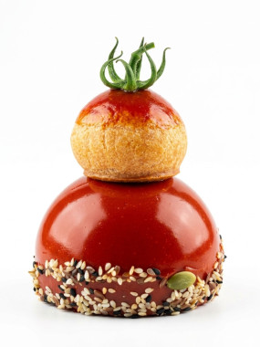 Religieuse tomate mozzarella