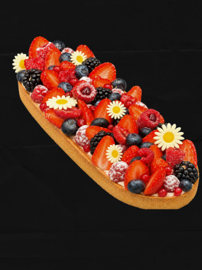 Tarte fruits rouges 4/6 personnes