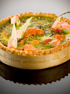 Tarte saumon basilic 4 pers